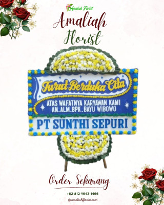 Papan Bunga Duka di Pancuran Gerobak