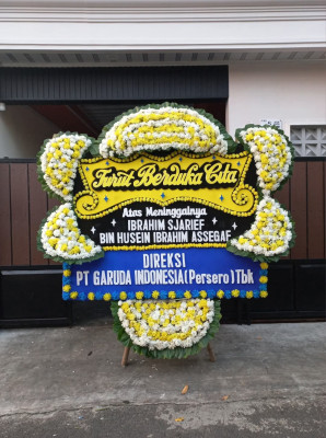Papan Bunga Duka di Pancuran Gerobak