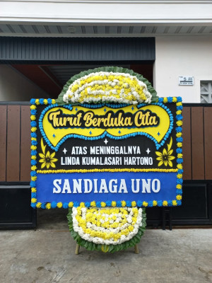 Papan Bunga Duka di Pancuran Gerobak